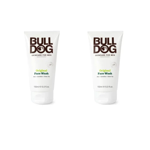 2x bulldog original face wash 150ml