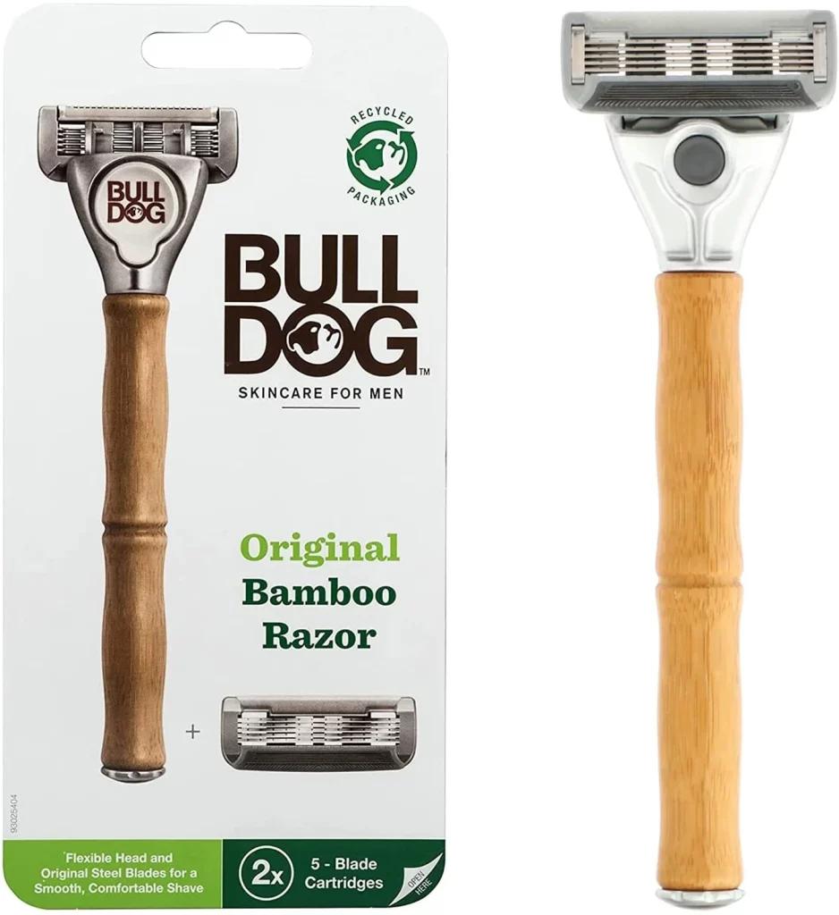 aloe infused 5 blade bulldog razor