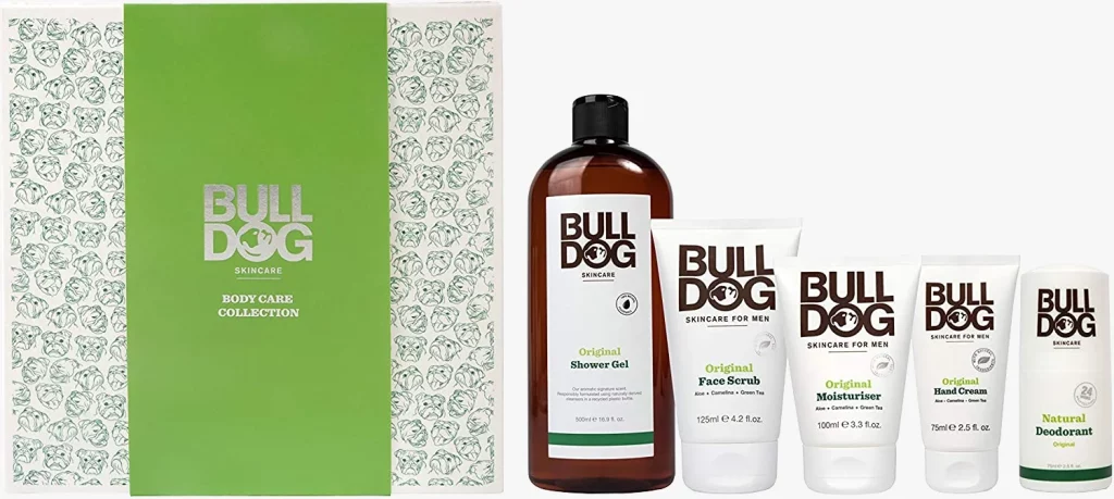 bulldog body care collection gift set