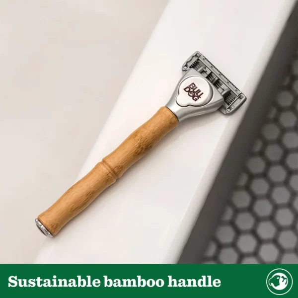 holistic shaving precision bamboo razor