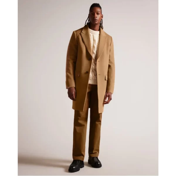 luxury raydon wool coat ted baker