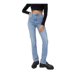 stradivarius vintage fit jeans medium wash