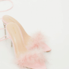 chic lace up pink heels