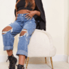 edgy pu ankle booties