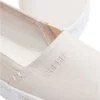esprit pink canvas slip ons