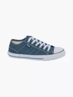 fila blue canvas lace up shoes
