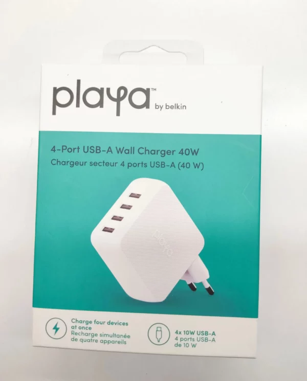 4 port usb a wall charger