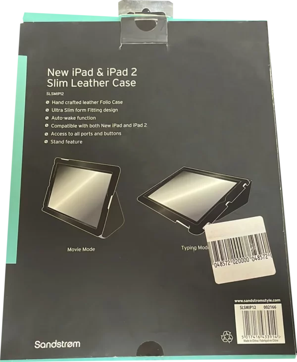 Sandstrom new iPad & iPad 2 Slim Leather Case