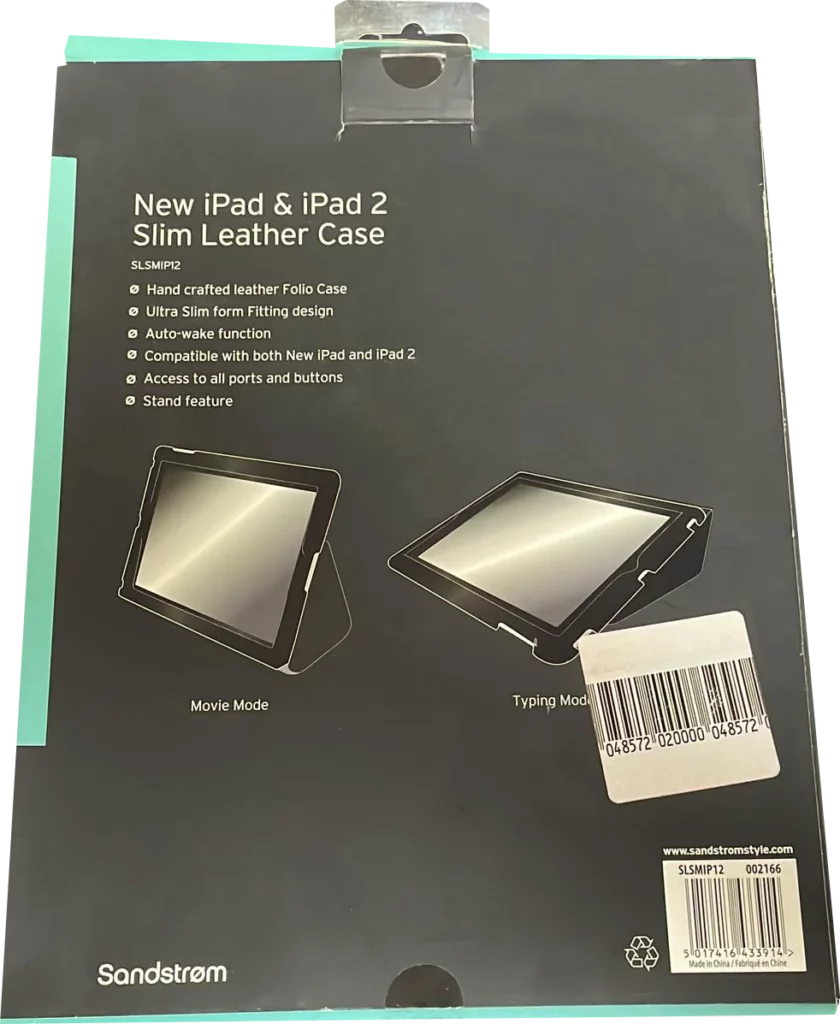 Sandstrom new iPad & iPad 2 Slim Leather Case