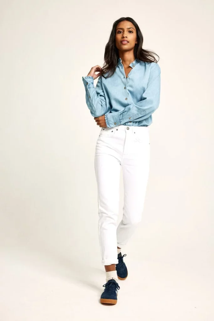 beaufort blake ecru mom jeans