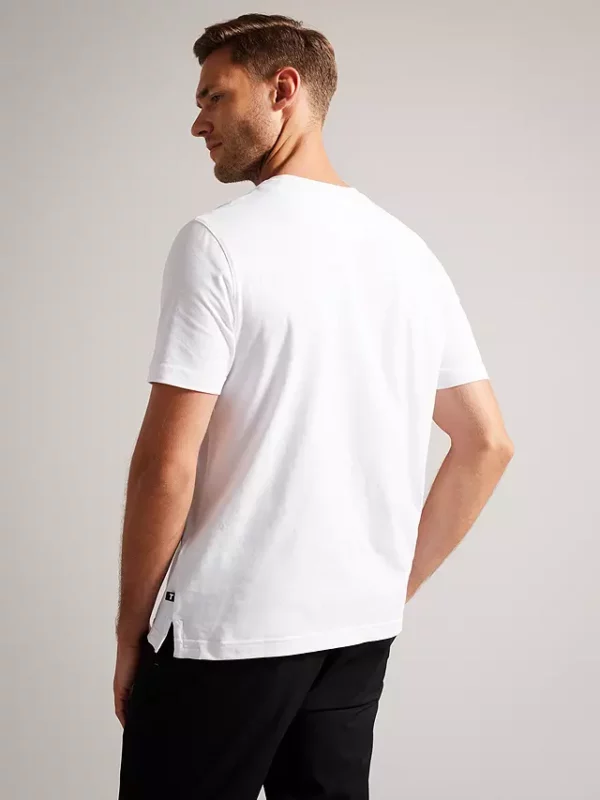 classic white cotton tee ted baker