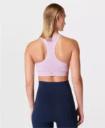 dew purple leopard jacquard bra