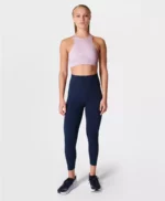 high neck sports bra