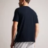 mens casual style navy shirt
