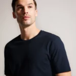 ted baker rakes navy t shirt