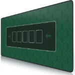 rubberized stable grip mouse mat