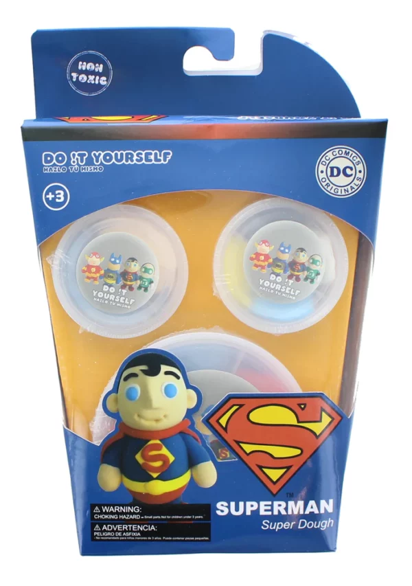 superman dc universe dough set