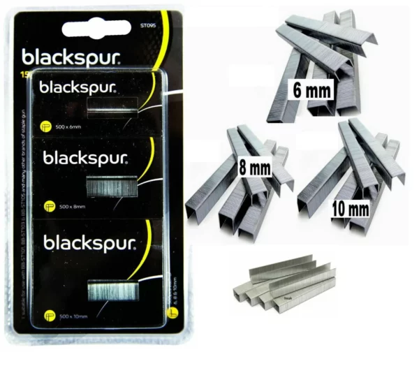 assorted staples pack 1500 pcs