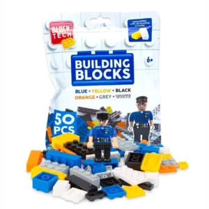 blue building blocks figure puzzle book