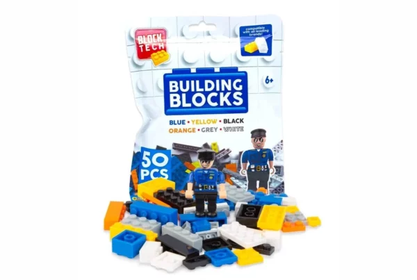 blue building blocks figure puzzle book