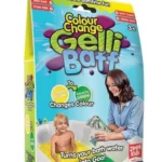 colour change gelli baff yellow green