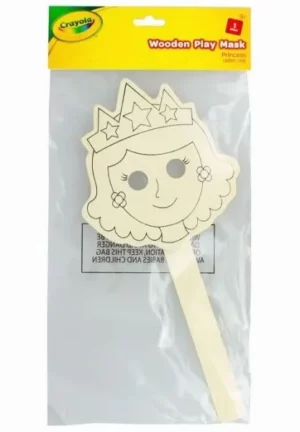 crayola princess wooden masks 24 pack