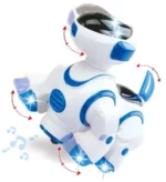 intelligent robotic dog toy blue