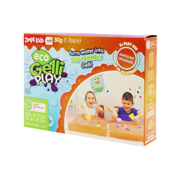 orange gelli play for kids