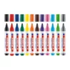 washable fibre pens 3mm nib cap off tech
