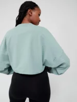 breathable cropped sweater