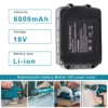 high capacity 6000mah replacement battery