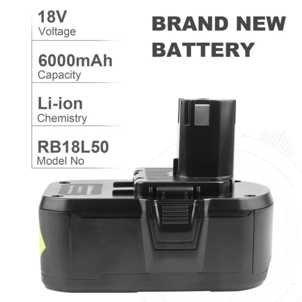 high capacity ryobi p108 lithium ion battery