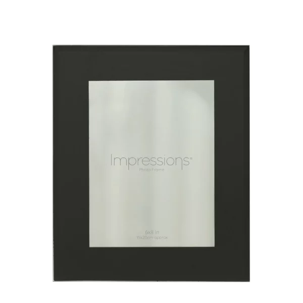 sleek glass picture frame