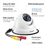 indoor outdoor 1080p cctv camera