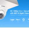 osd menu security camera 1080p