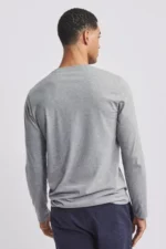 soft grey cotton jersey shirt