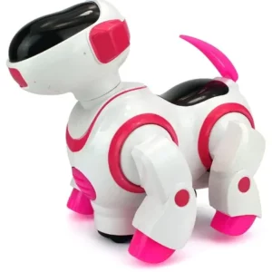 smart dog robot pink