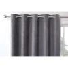 contemporary grey eyelet curtains