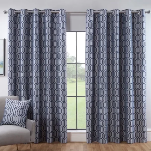 dakota navy blackout curtains