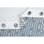 modern geometric design curtains