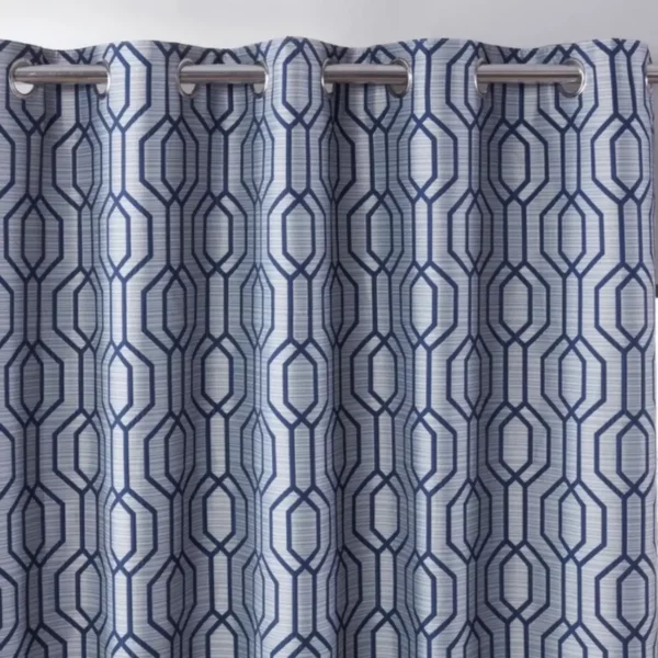 navy blackout curtains