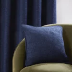 polyester eyelet curtains navy