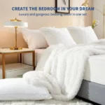 white king size duvet set