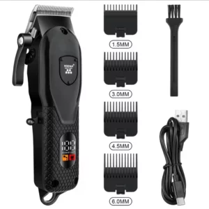 hiena mens hair trimmer wet and dry stainless steel blade