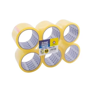 clear packing tape 6 rolls