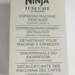 Ninja Luxe Cafe Descaler 4 Pack Restore Your Coffee Machine Power UK