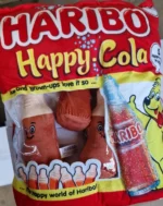 Haribo Happy Cola Plush Cushion 5 Cola Bottle Plushie Friends Gift UK - Image 4