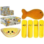 Softlings Foodies Fish And Chips Plush Soft Toy Set Gift Oh So Soft - NEW Boxed